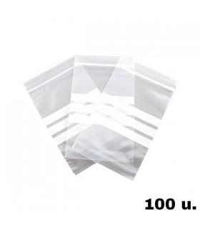 Bolsa  Plastico Autocierre 12 x 18 cm. (100 u.)