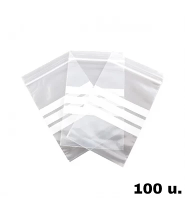 Bolsa  Plastico Autocierre 12 x 18 cm. (100 u.)