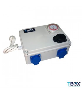 Temporizador TBOX  4H 4 x 600 w con Activador Calefaccion New name:4 x 600w + Calefacción