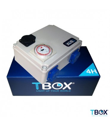 Temporizador TBOX  4H 4 x 600 w con Activador Calefaccion 