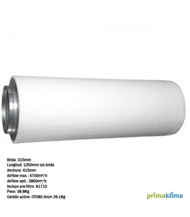 Filtro PK 315/1.250 - 4.700 m3 Industry 