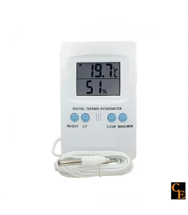 Termohigrometro Digital + Sonda - Corwall Electronics 
