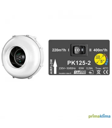 Extractor Prima Klima - PK - 2 Velocidades 