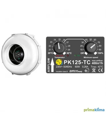 Extractor PK Control Temperatura 125 mm - 400 m3 