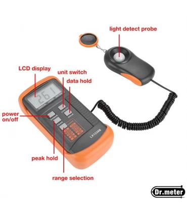 Luxometro Digital - DR METER - Lx1330B 