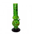 Bong Plastico Ice Serpentina Burbuja 30 cm