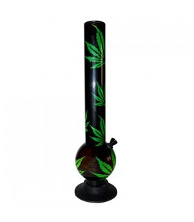 Bong Plastico Leaves 40 cm