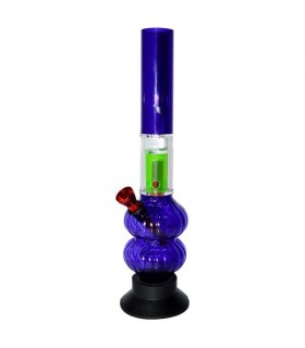 Bong Plastico Percolator Burbujas 25 cm