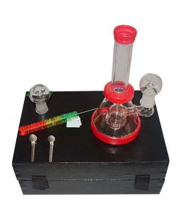 Bong BHO Cristal Caja Percolator 20 cm