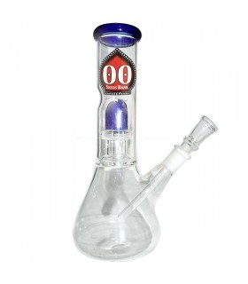 Bong Cristal Ice Percolator Blue 00 Seeds 20 cm