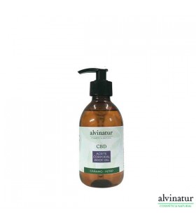 Alvinatur Aceite Corporal Cáñamo CBD - Hidratante 250 ml. 