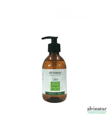 Alvinatur Aceite Masaje Cáñamo CBD - Anti dolor 250 ml 