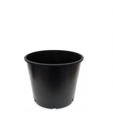 Maceta Redonda - Negra. 