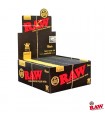 Caja de Papel Raw Classic King Size Slim Black Edition - 50 librillos.