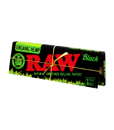 Papel Organic Hemp Black Edition - Raw.