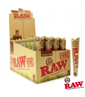 Papel Cones Raw Organic 3 Unidades King Size Slim.