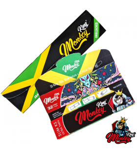 Papel Jamaican Edition King Size Slim + Tips - Monkey King.