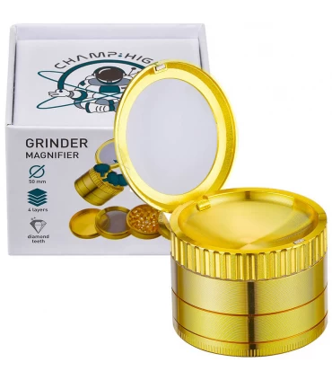 Grinder Lupa Oro Polinizador 50mm.