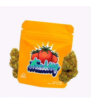 Strawberry CBD Flores - Gorilla Grillz.