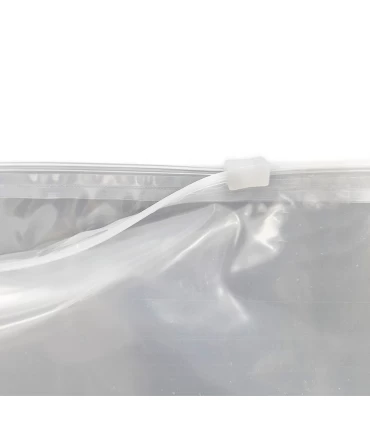Bolsa Plastico Cierre Cremallera 60x40 cm.