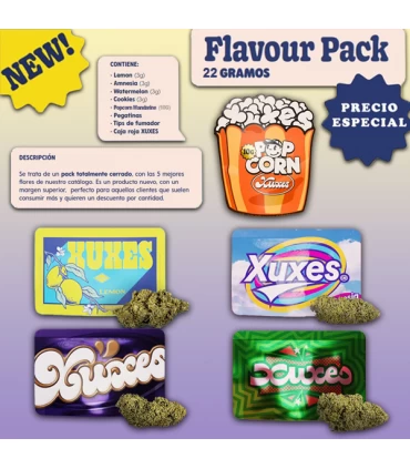 Cañamo Cbd Xuxes  Pack Flavour 3 gr. x 5 ud.