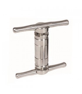 Prensa Manual Super Herbal Press Magnetic - Doble Manivela  90 mm