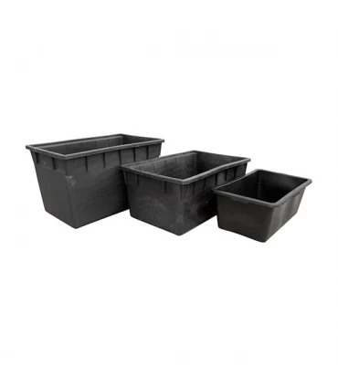 Depósito Rectangular  80 lt. 78 x 48 x 30 cm. Negro