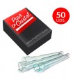 Pipa Boquilla Recta Cristal Borosilicato 50 ud.