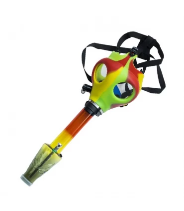 Bong Mascara de Gas Multicolor 24.5 cm
