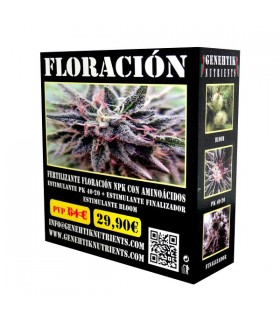 Pack Floración.  Genehtik Nutrients