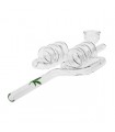 Pipa Cristal Spiral Doble 24 cm