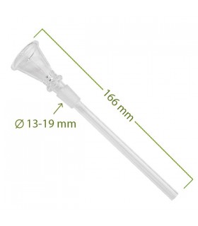 Cazoleta Cristal 18x170 mm.