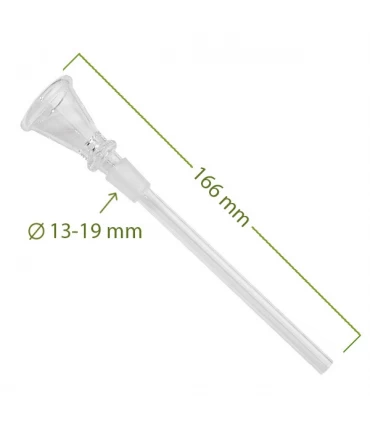 Cazoleta Cristal 18x170 mm.