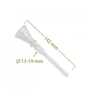 Cazoleta Cristal 19x140 mm.