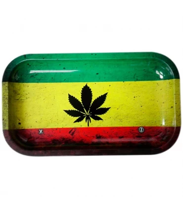 Bandeja Metal 27 x16cm - Rasta Hoja.