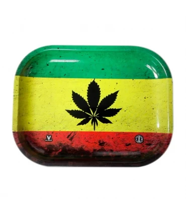 Bandeja Metal 18 x14cm - Rasta Hoja.