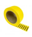 Etiqueta Pincho 17 x 80 mm. Personalizada Amarillo 1000 u.