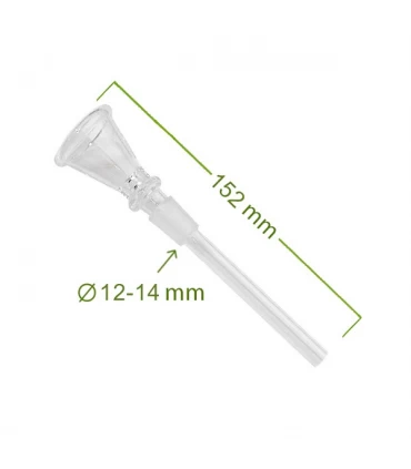 Cazoleta Cristal 14x150 mm.