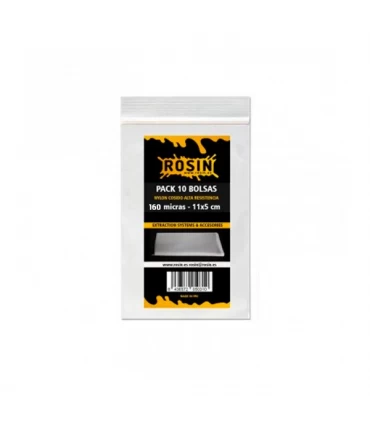 Bolsa Rosin Press 11x5 cm. Pack 10 u. 160 micras