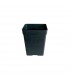Maceta Cuadrada Negra 18 x 18 x 25.5 cm. - 5.5 lt.  Cannapot (44 ud.)