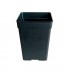 Maceta Cuadrada Negra 23 x 23 x 27.5 cm. - 11 lt.  Cannapot (30 ud.)