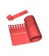 Etiqueta Boucle 13 x 160 mm. Rojo  1000 uds.