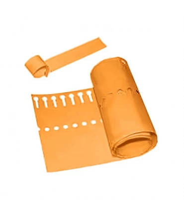 Etiqueta Boucle 13 x 160 mm. Naranja  1000 uds.