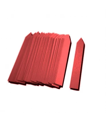Etiqueta Pincho 13 x 80 mm. Rojo 100 u.