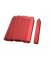 Etiqueta Pincho 13 x 80 mm. Rojo 100 u.