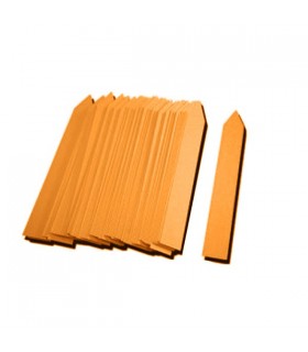 Etiqueta Pincho 13 x 80 mm. Naranja 100 u.