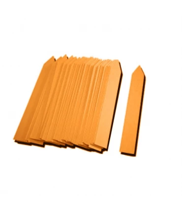 Etiqueta Pincho 13 x 80 mm. Naranja 100 u.