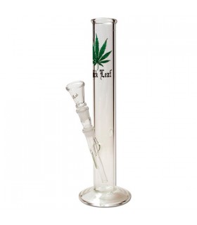 Bong Cristal Black Leaf  Hoja 40 cm.