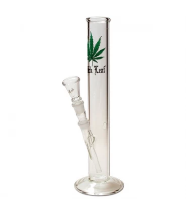 Bong Cristal Black Leaf  Hoja 40 cm.