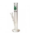 Bong Cristal Black Leaf  Hoja 40 cm.